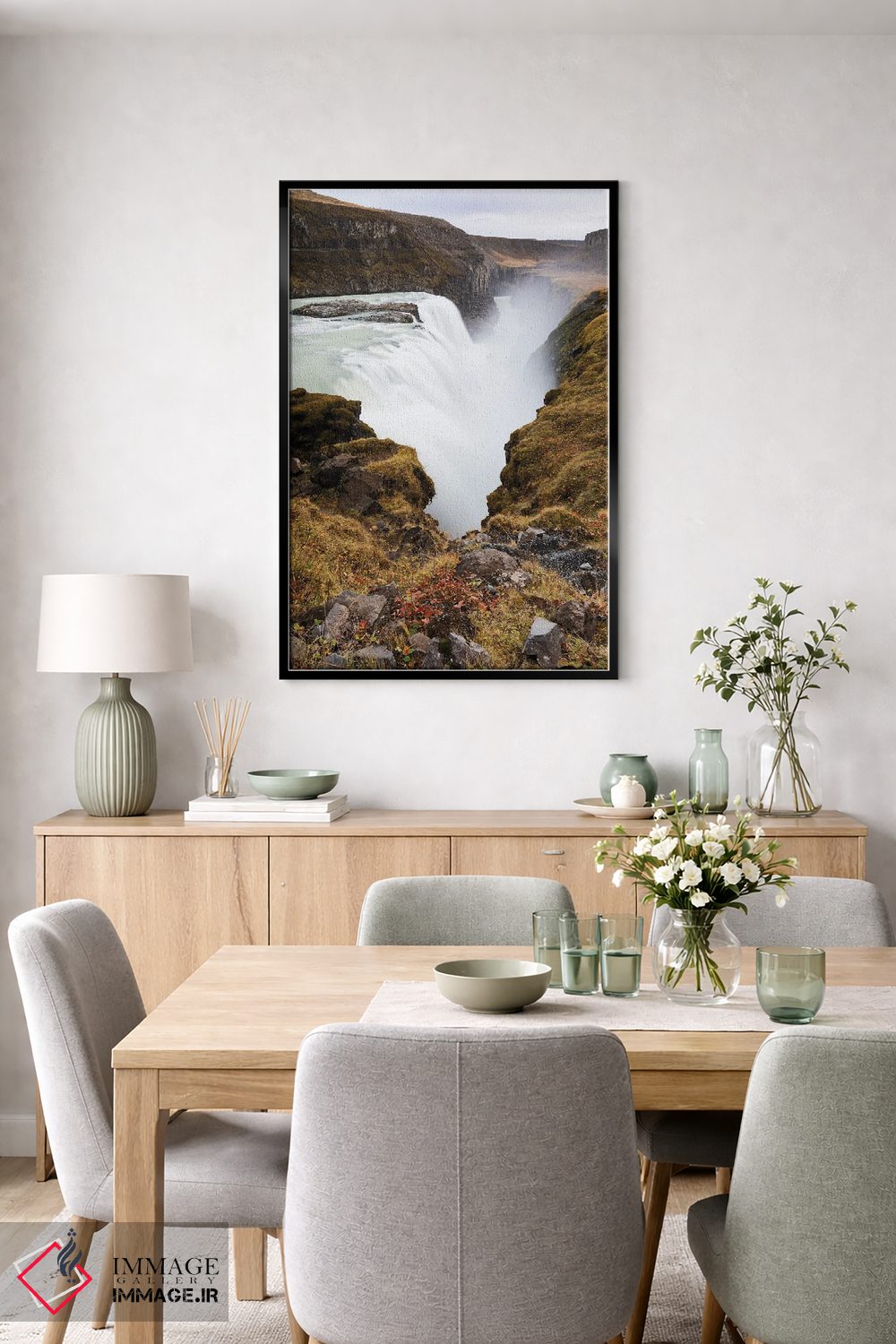 تابلو دکوراتیو گول فوس اثر مائورو باتیستلی - D6B