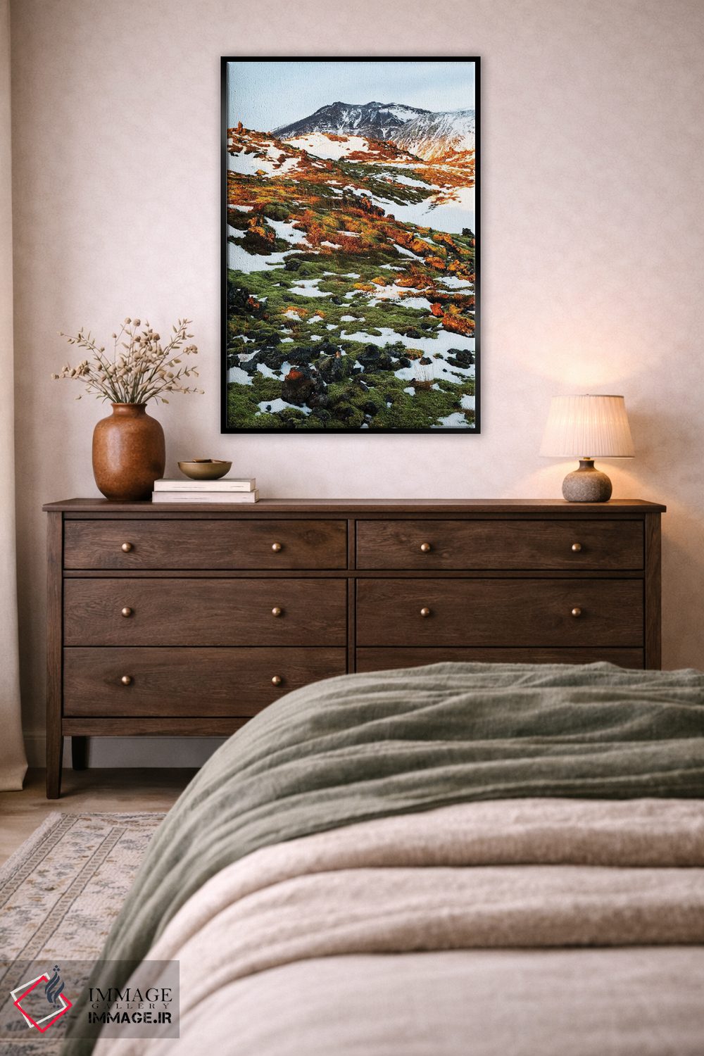 تابلو دکوراتیو آخرین پرتوها اثر مائورو باتیستلی - D4B