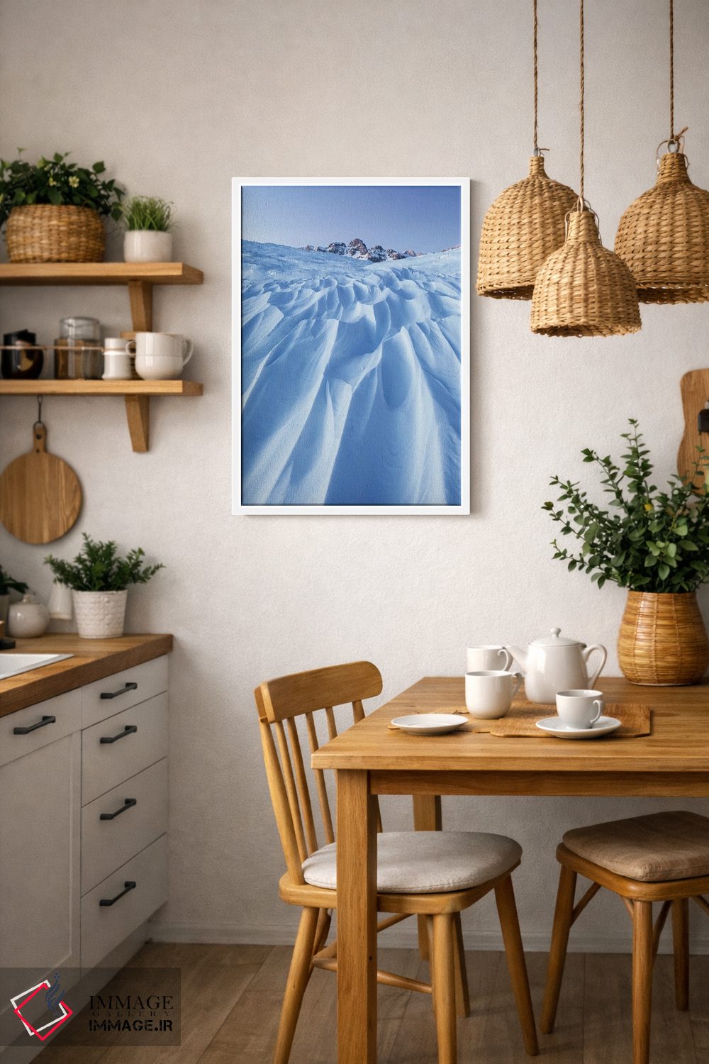 تابلو دکوراتیو حاکمیت باد اثر مائورو باتیستلی - D3W