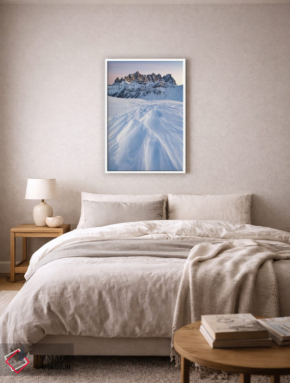 تابلو دکوراتیو شکل های برف اثر مائورو باتیستلی - D5W