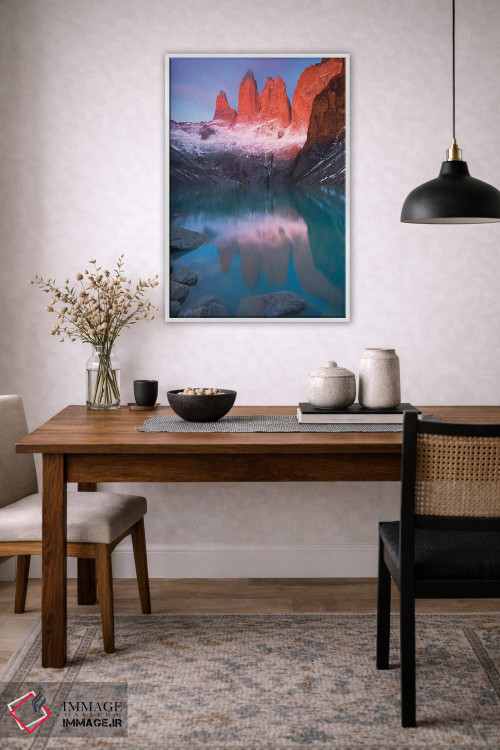 تابلو دکوراتیو انعکاس برج اثر مائورو باتیستلی - D2W