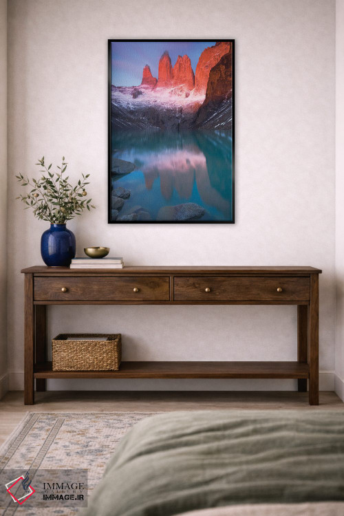 تابلو دکوراتیو انعکاس برج اثر مائورو باتیستلی - D4B