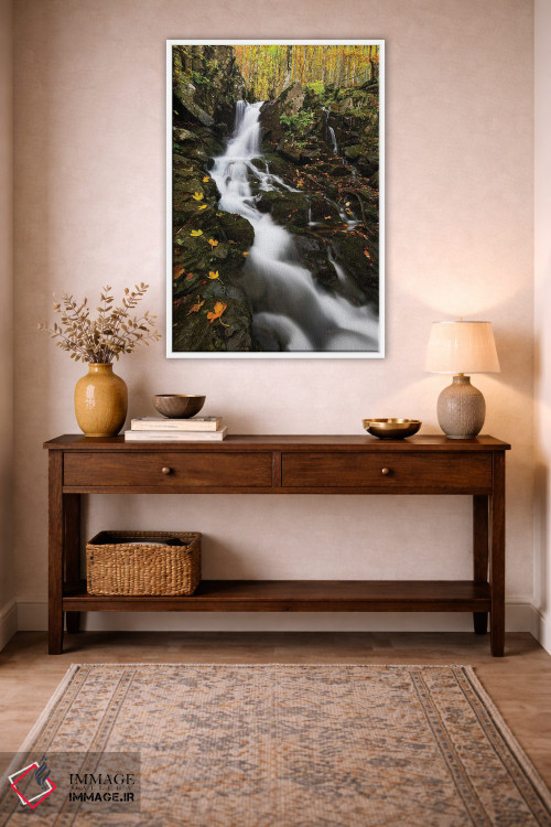 تابلو دکوراتیو آبشار پاییزی اثر مائورو باتیستلی - D2W