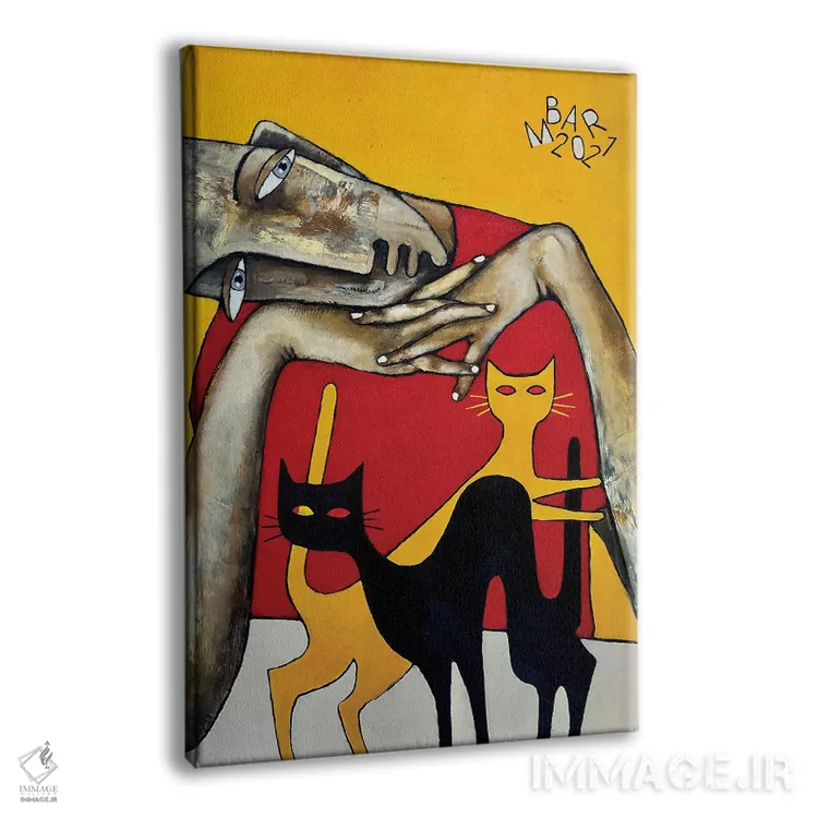 تابلو دکوراتیو تخیل مهار شده اثر میخائیل بارانوفسکی - نمای پرسپکتیو محصول