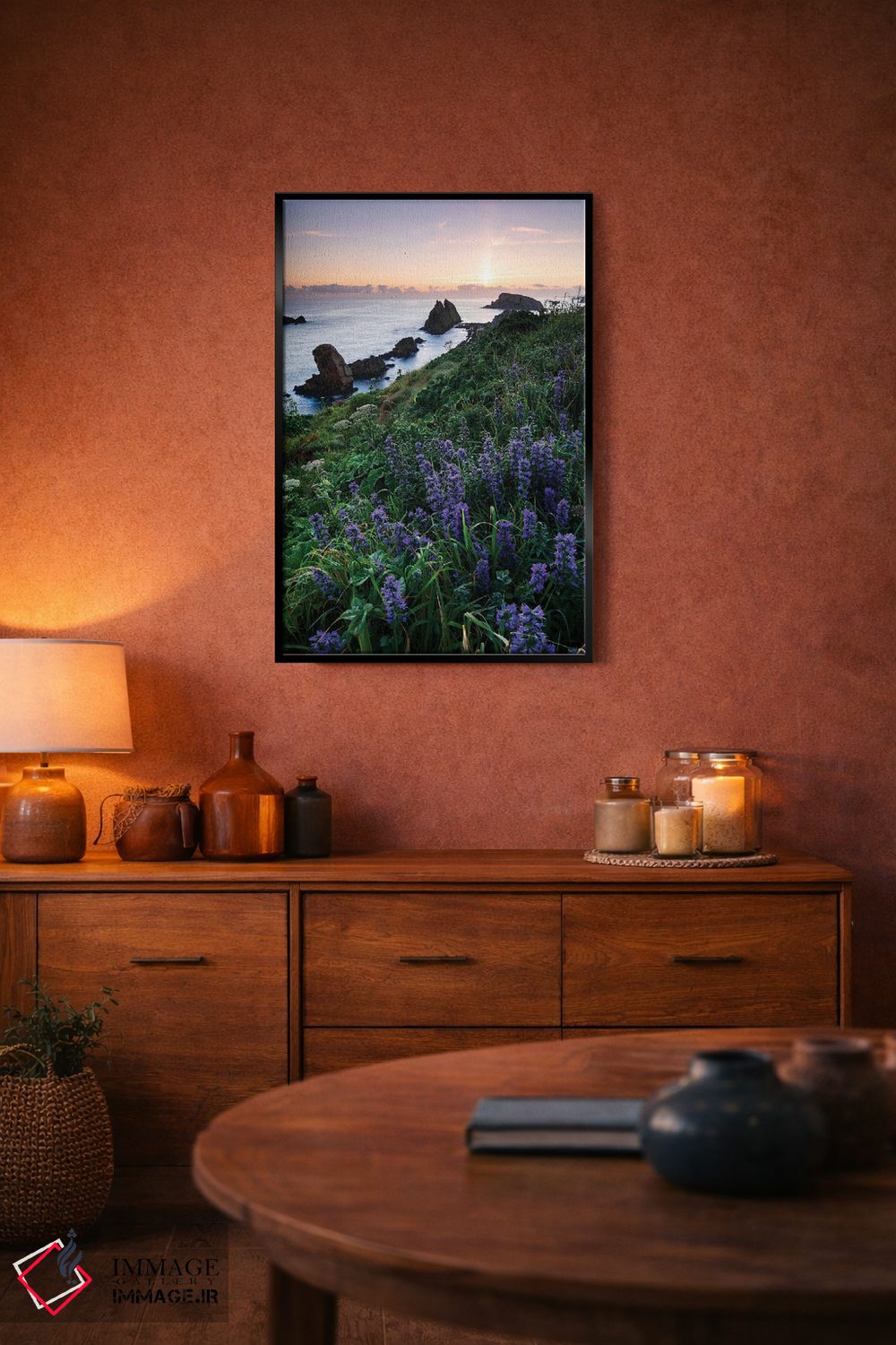 تابلو دکوراتیو طلوع شکوفا اثر مائورو باتیستلی - D5B