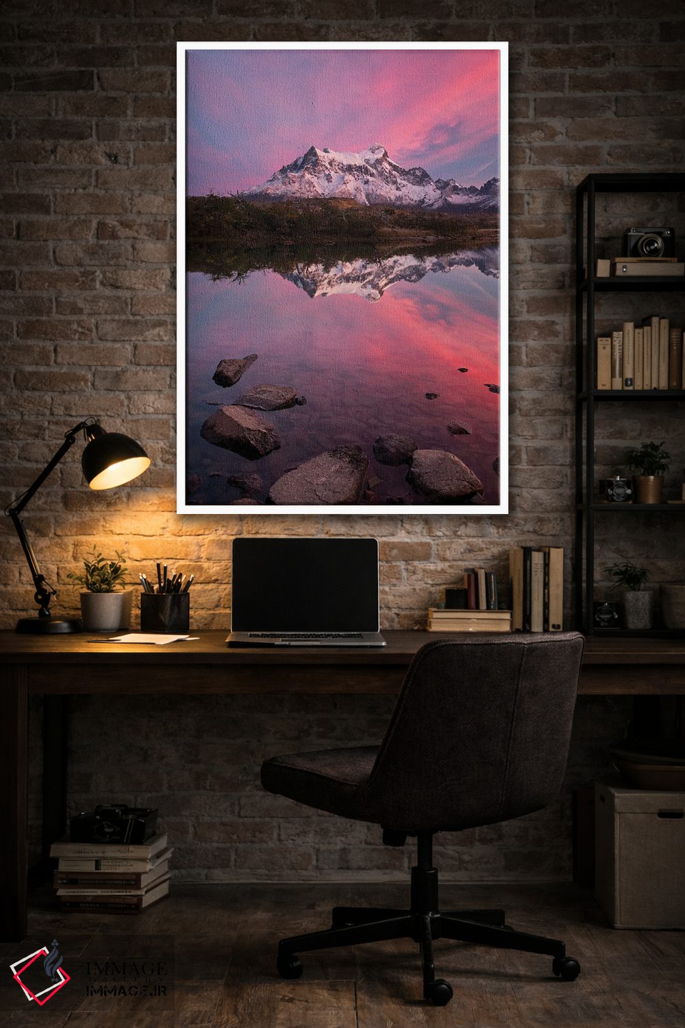 تابلو دکوراتیو طلوع پاتاگونیا اثر مائورو باتیستلی - D4W