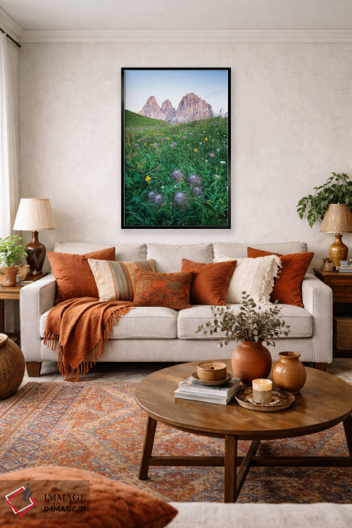 تابلو دکوراتیو گردنه سلا اثر مائورو باتیستلی - D3B