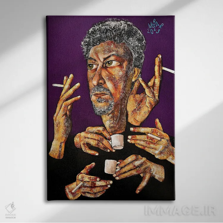 تابلو دکوراتیو گم شده در زمان اثر میخائیل بارانوفسکی - نمای روبهرو روی دیوار