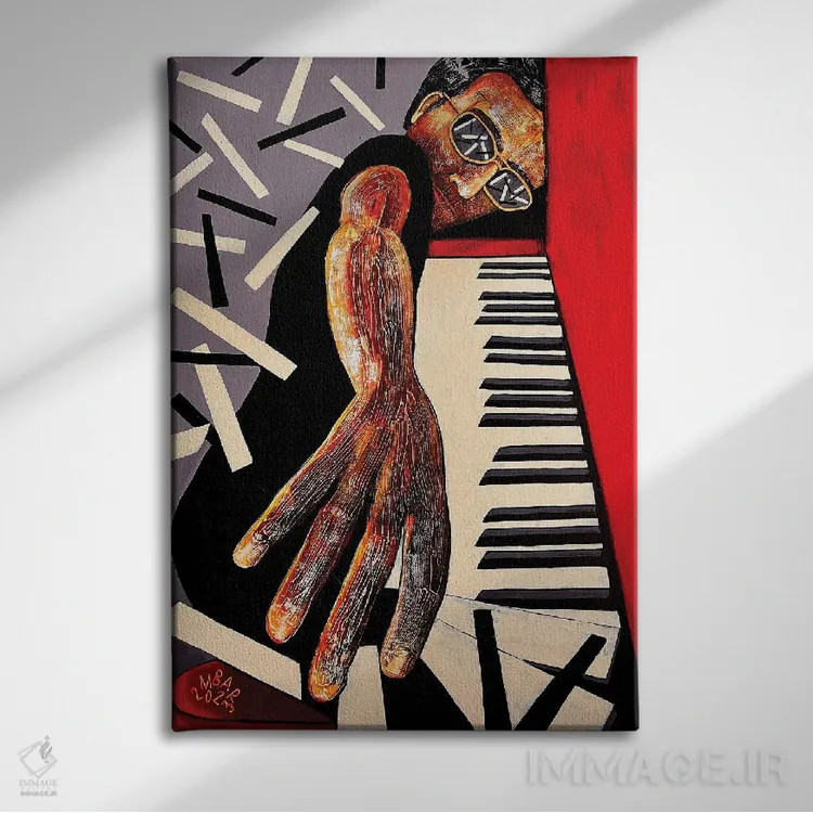 تابلو دکوراتیو گلیساندو اثر میخائیل بارانوفسکی - نمای روبهرو روی دیوار