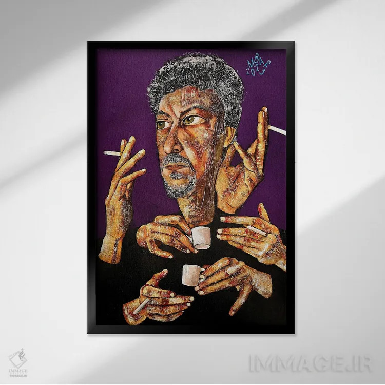 تابلو دکوراتیو گم شده در زمان اثر میخائیل بارانوفسکی - نمای قابدار مشکی