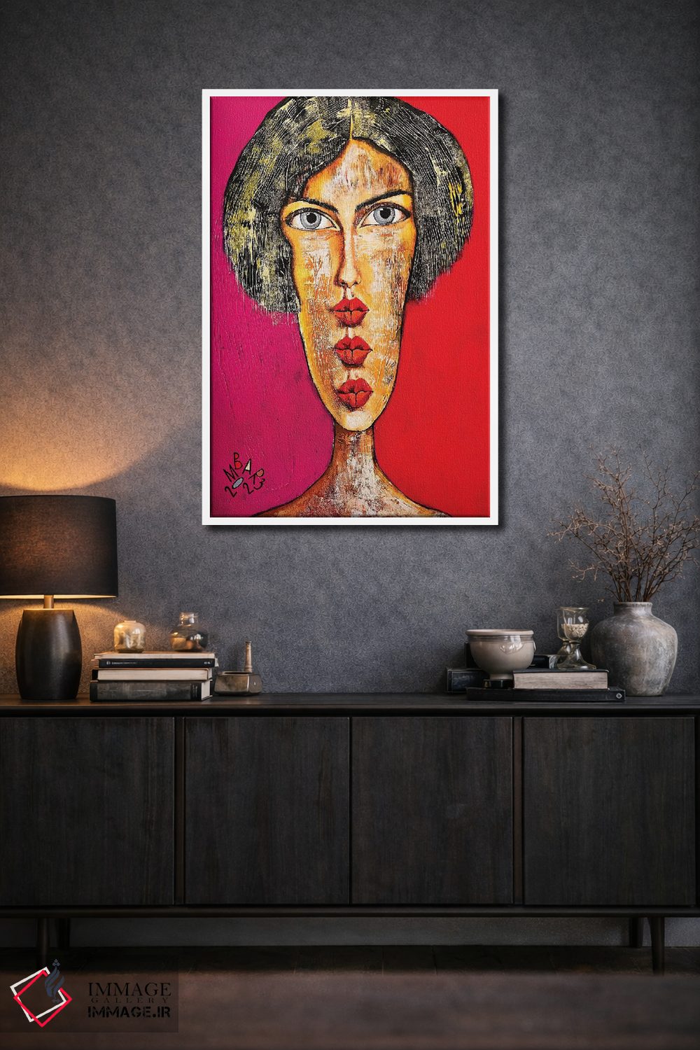 تابلو دکوراتیو سه بوسه اثر میخائیل بارانوفسکی - D1W