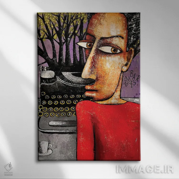 تابلو دکوراتیو جنگل عمیق اثر میخائیل بارانوفسکی - نمای روبهرو روی دیوار