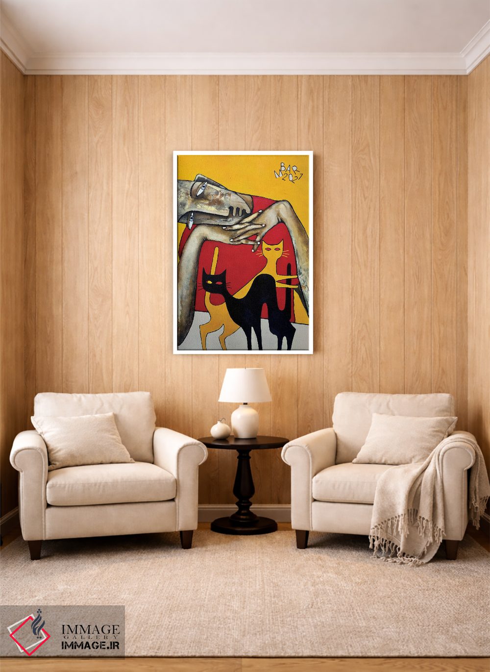 تابلو دکوراتیو تخیل مهار شده اثر میخائیل بارانوفسکی - D1W