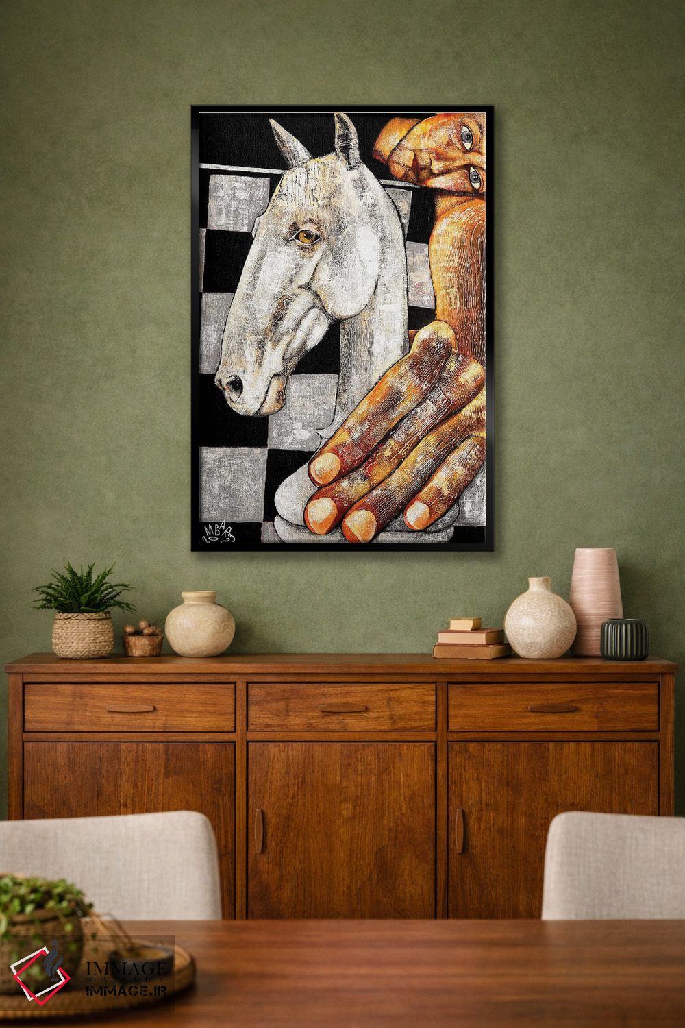 تابلو دکوراتیو بازی هایی که مردم انجام می دهند اثر میخائیل بارانوفسکی - D2B