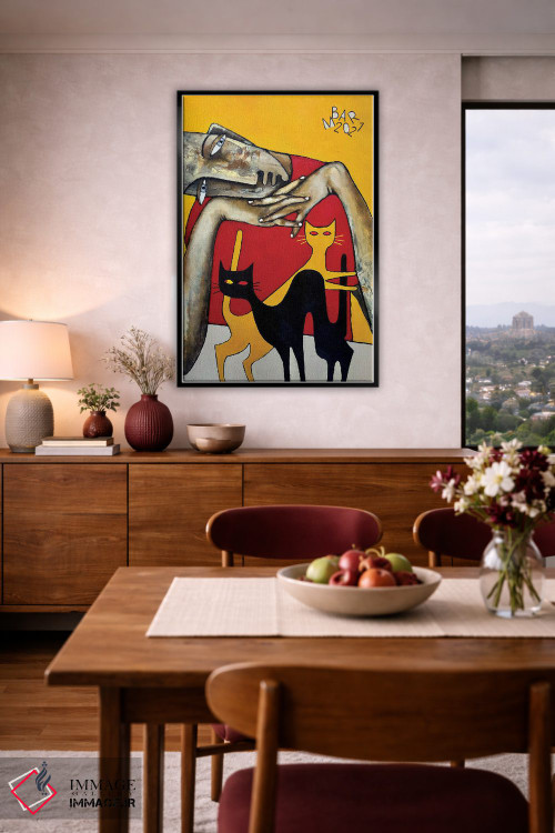 تابلو دکوراتیو تخیل مهار شده اثر میخائیل بارانوفسکی - D5B