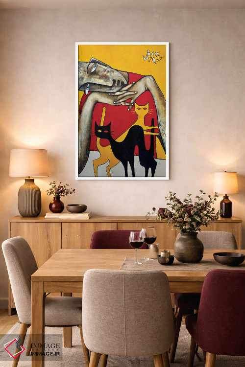 تابلو دکوراتیو تخیل مهار شده اثر میخائیل بارانوفسکی - D6W