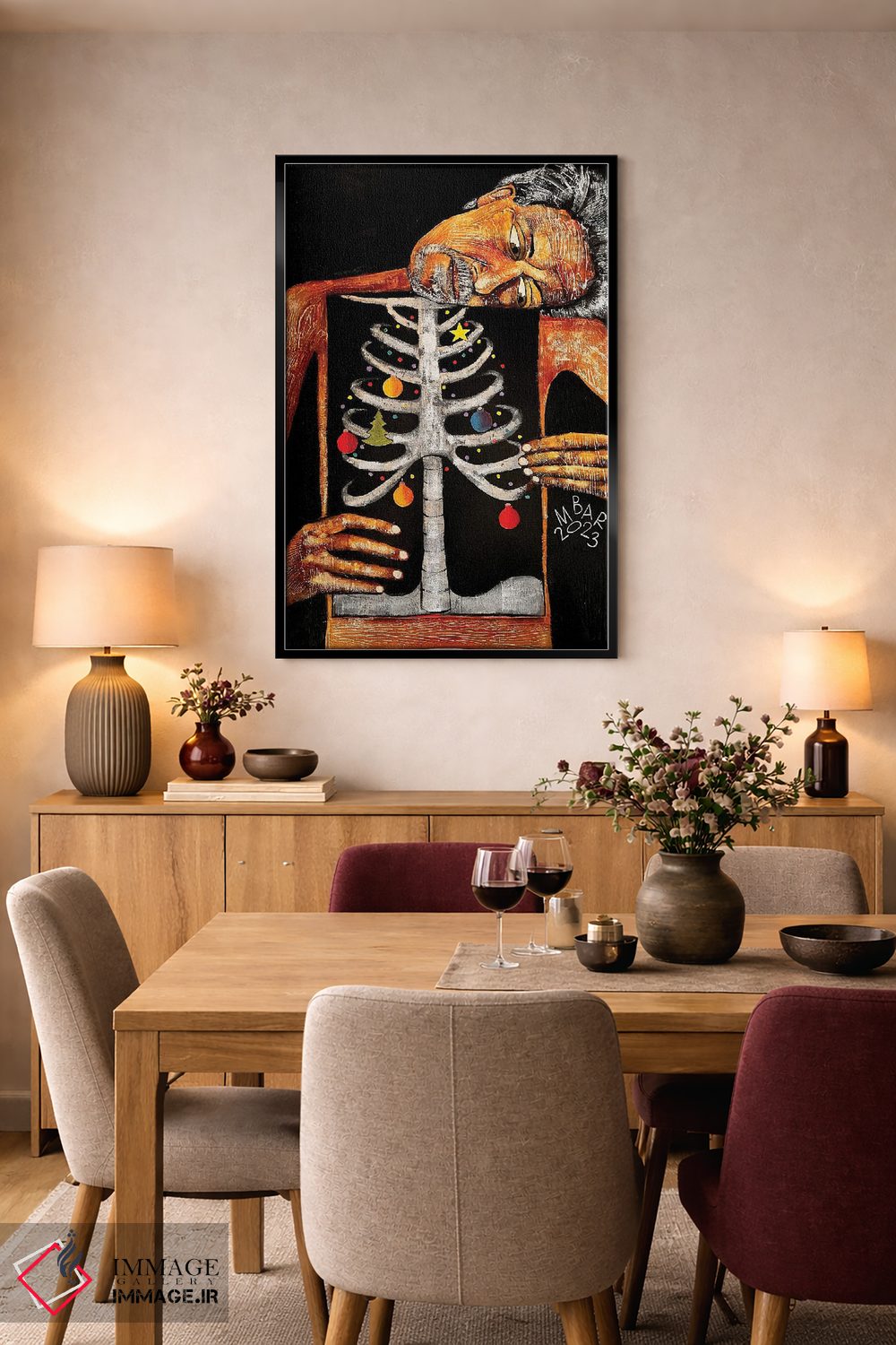 تابلو دکوراتیو ضیافتی که همیشه با توست اثر میخائیل بارانوفسکی - D3B