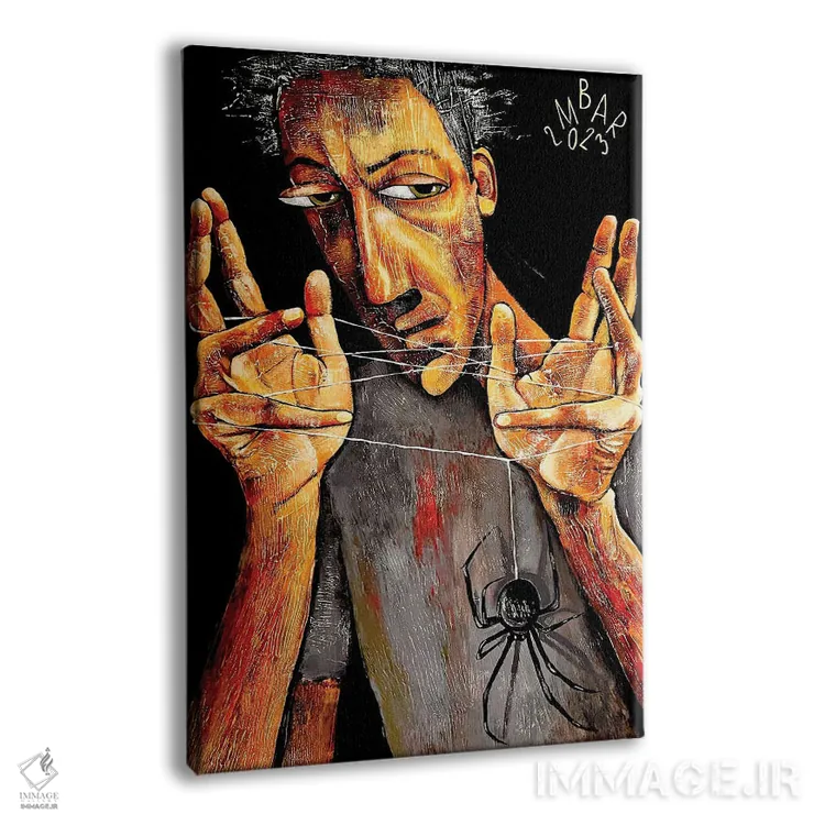 تابلو دکوراتیو بازی دونفره اثر میخائیل بارانوفسکی - نمای پرسپکتیو محصول