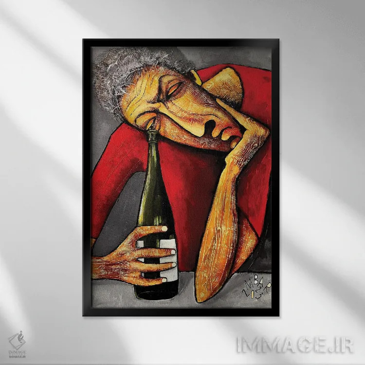 تابلو دکوراتیو ژرفا اثر میخائیل بارانوفسکی - نمای قابدار مشکی