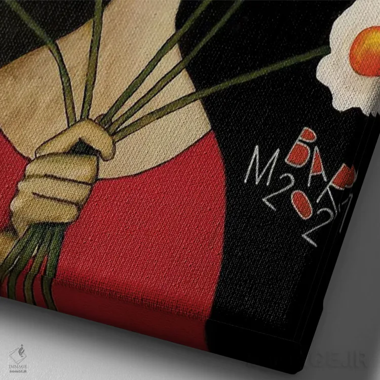 تابلو دکوراتیو تخم نمایی اثر میخائیل بارانوفسکی - نمای نزدیک بافت بوم