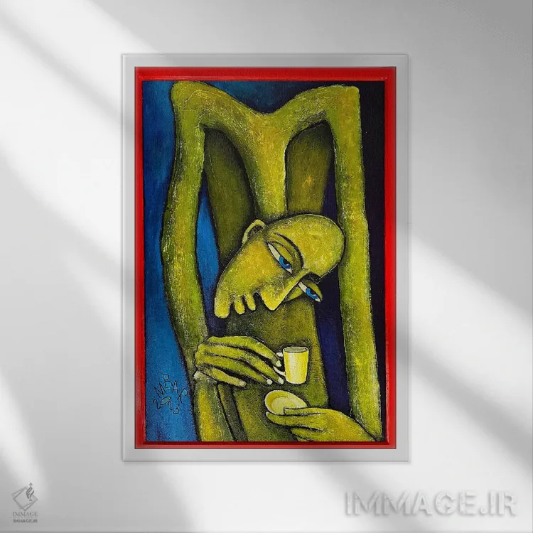 تابلو دکوراتیو لونگو اثر میخائیل بارانوفسکی - نمای قابدار سفید