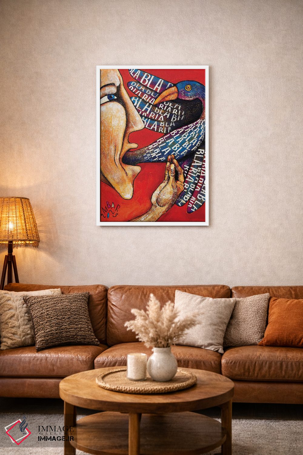 تابلو دکوراتیو بلا بلا بلا اثر میخائیل بارانوفسکی - D1W