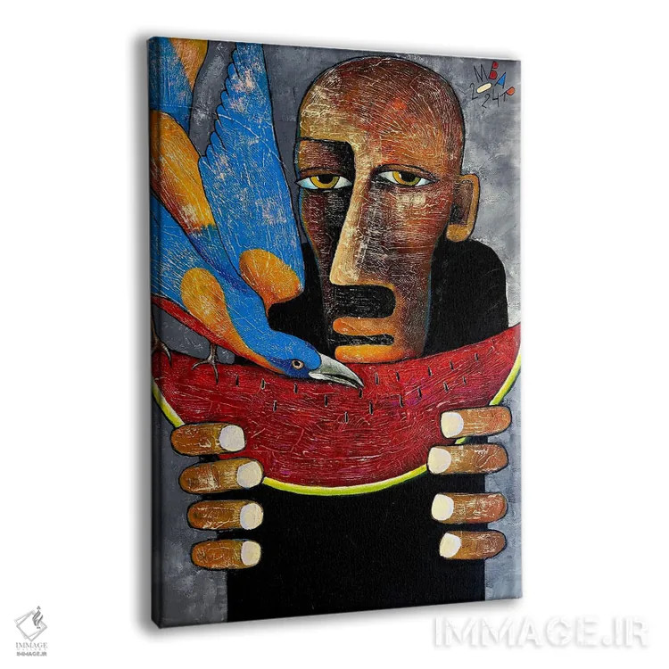 تابلو دکوراتیو همزیستی اثر میخائیل بارانوفسکی - نمای پرسپکتیو محصول