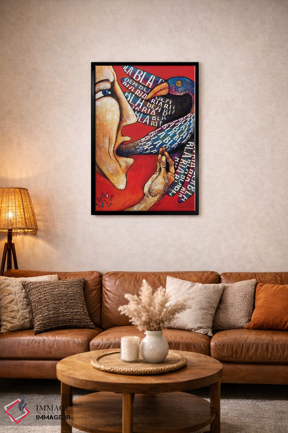 تابلو دکوراتیو بلا بلا بلا اثر میخائیل بارانوفسکی - D3B