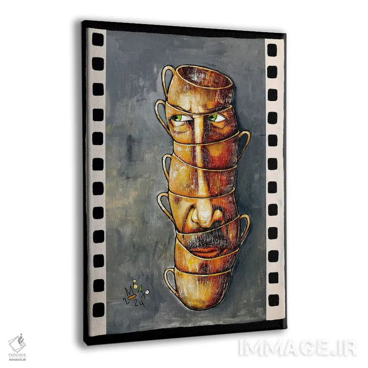 تابلو دکوراتیو فریم بیست وپنجم اثر میخائیل بارانوفسکی - نمای پرسپکتیو محصول