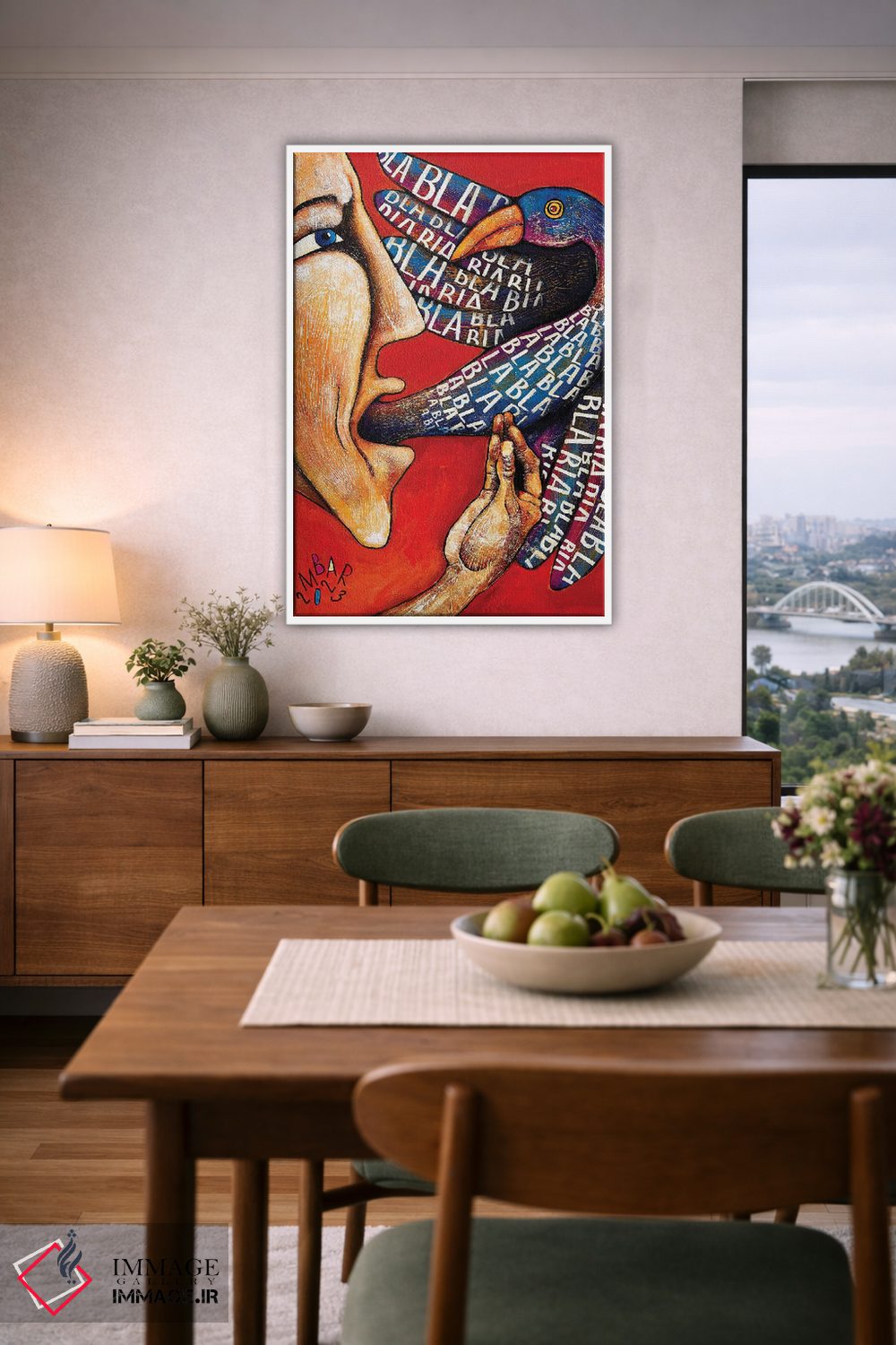 تابلو دکوراتیو بلا بلا بلا اثر میخائیل بارانوفسکی - D6W