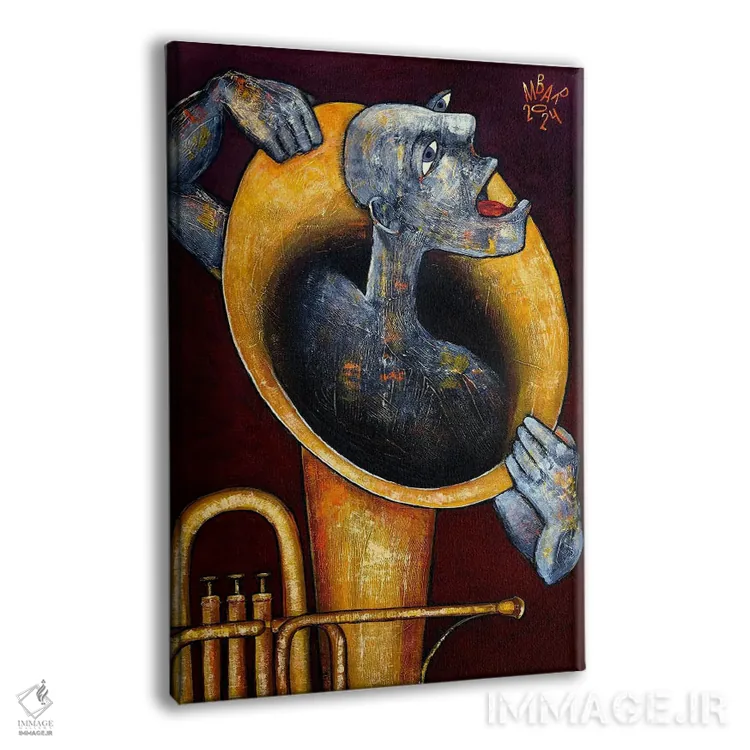 تابلو دکوراتیو روح شیپور اثر میخائیل بارانوفسکی - نمای پرسپکتیو محصول