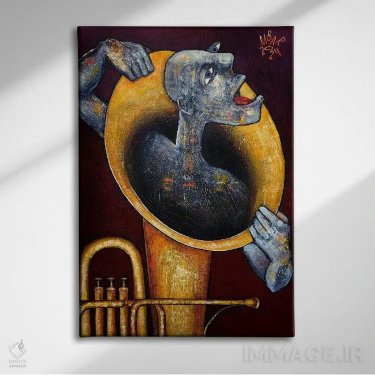 تابلو دکوراتیو روح شیپور اثر میخائیل بارانوفسکی - نمای روبهرو روی دیوار