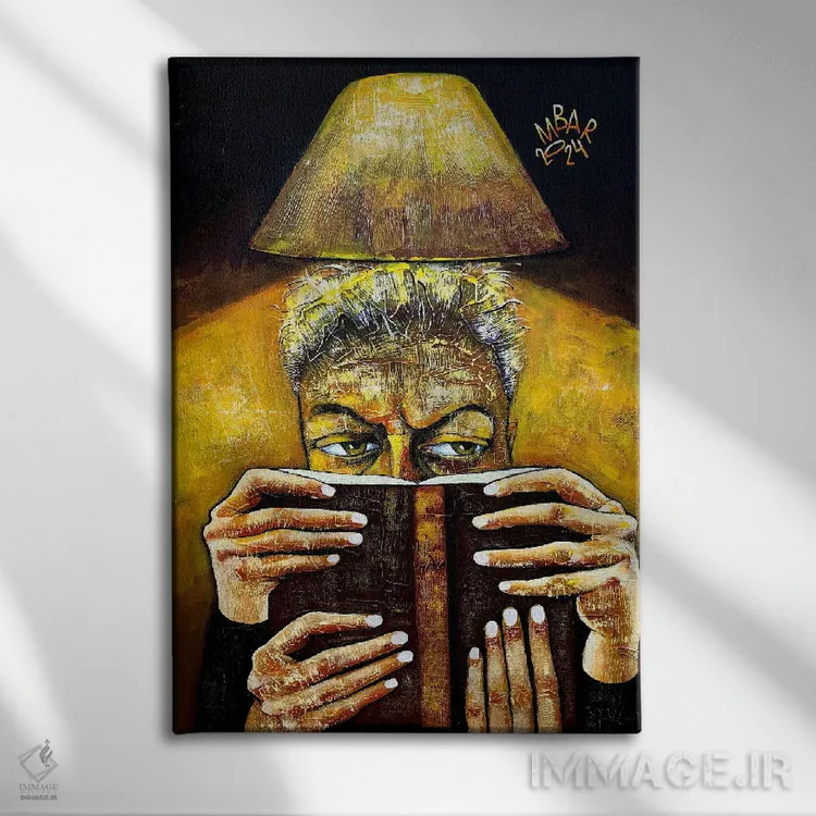 تابلو دکوراتیو پالپ فیکشن اثر میخائیل بارانوفسکی - نمای روبهرو روی دیوار