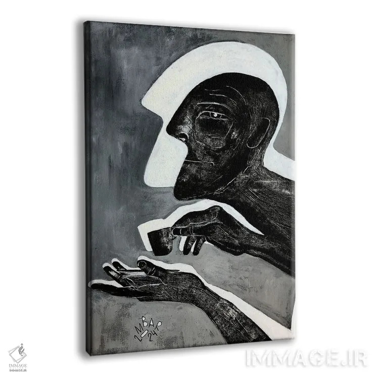 تابلو دکوراتیو قهوه سیاه اثر میخائیل بارانوفسکی - نمای پرسپکتیو محصول