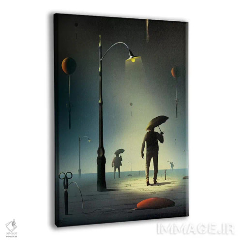 تابلو دکوراتیو قیچی ها اثر مارسل کارام - نمای پرسپکتیو محصول