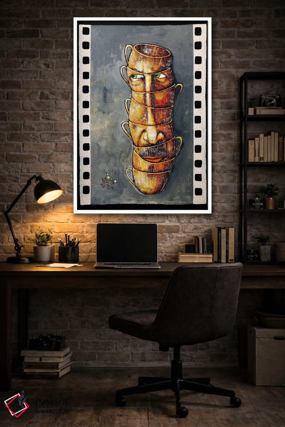 تابلو دکوراتیو فریم بیست وپنجم اثر میخائیل بارانوفسکی - D3W