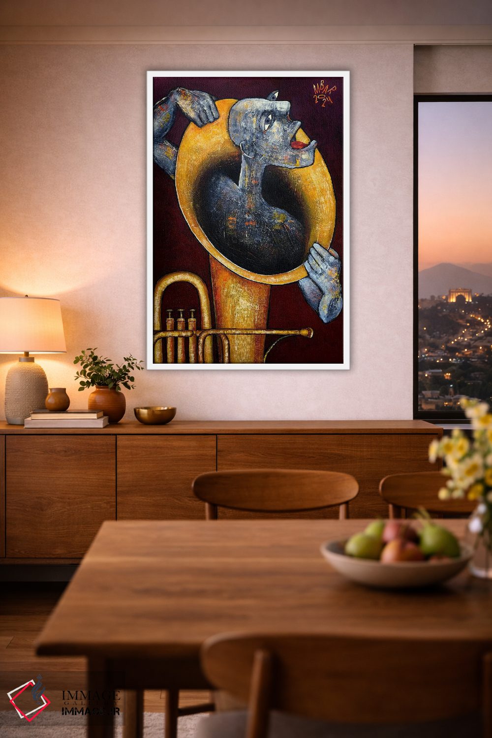 تابلو دکوراتیو روح شیپور اثر میخائیل بارانوفسکی - D1W