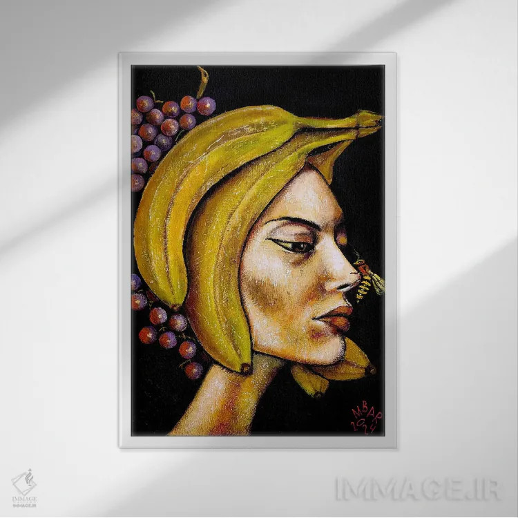 تابلو دکوراتیو خودت باش زنبور! اثر میخائیل بارانوفسکی - نمای قابدار سفید