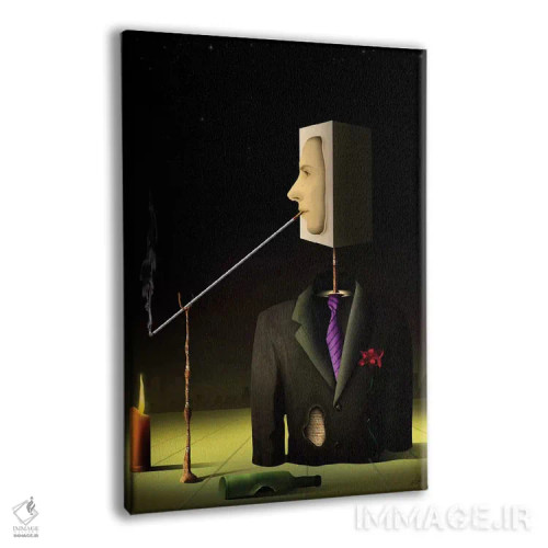 تابلو دکوراتیو مردی در شب اثر مارسل کارام - نمای پرسپکتیو محصول