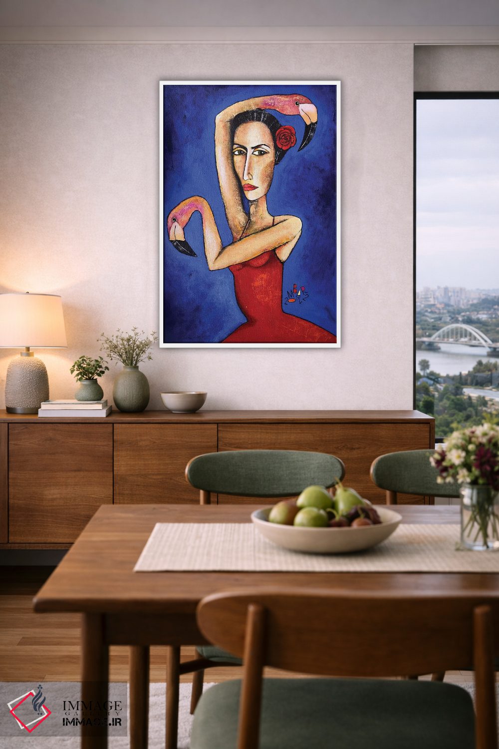 تابلو دکوراتیو فلامنکو-فلامینگو اثر میخائیل بارانوفسکی - D5W