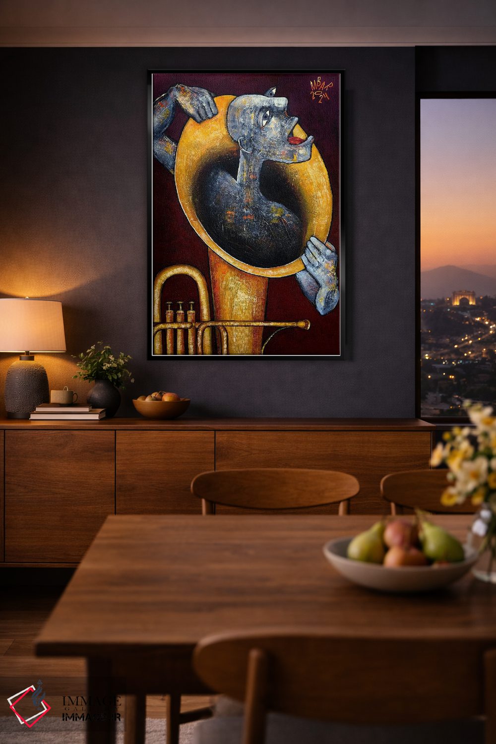 تابلو دکوراتیو روح شیپور اثر میخائیل بارانوفسکی - D2B