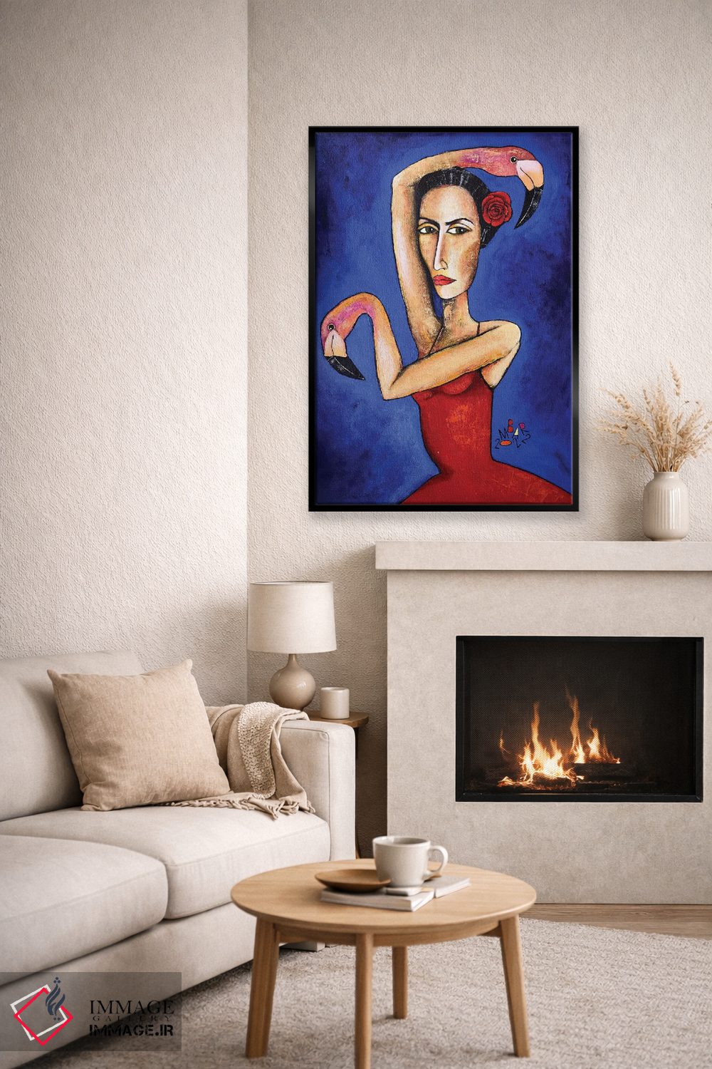 تابلو دکوراتیو فلامنکو-فلامینگو اثر میخائیل بارانوفسکی - D6B