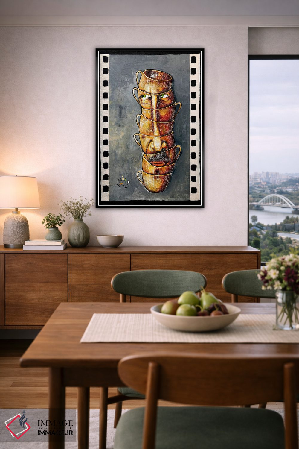 تابلو دکوراتیو فریم بیست وپنجم اثر میخائیل بارانوفسکی - D6B