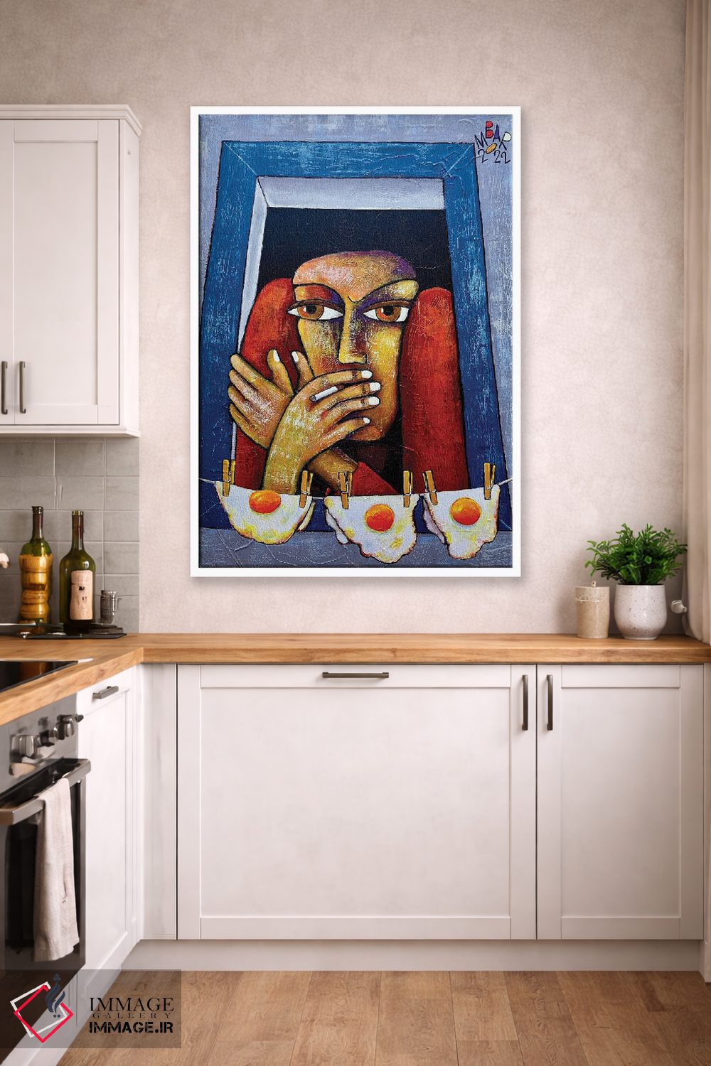 تابلو دکوراتیو تخم نمایش اثر میخائیل بارانوفسکی - D4W