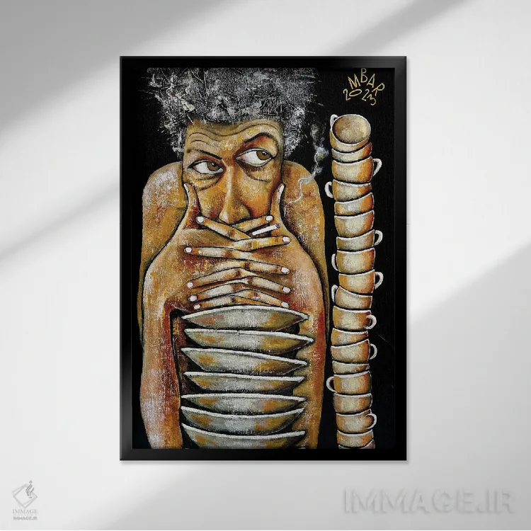 تابلو دکوراتیو در ترتیب امور اثر میخائیل بارانوفسکی - نمای قابدار مشکی