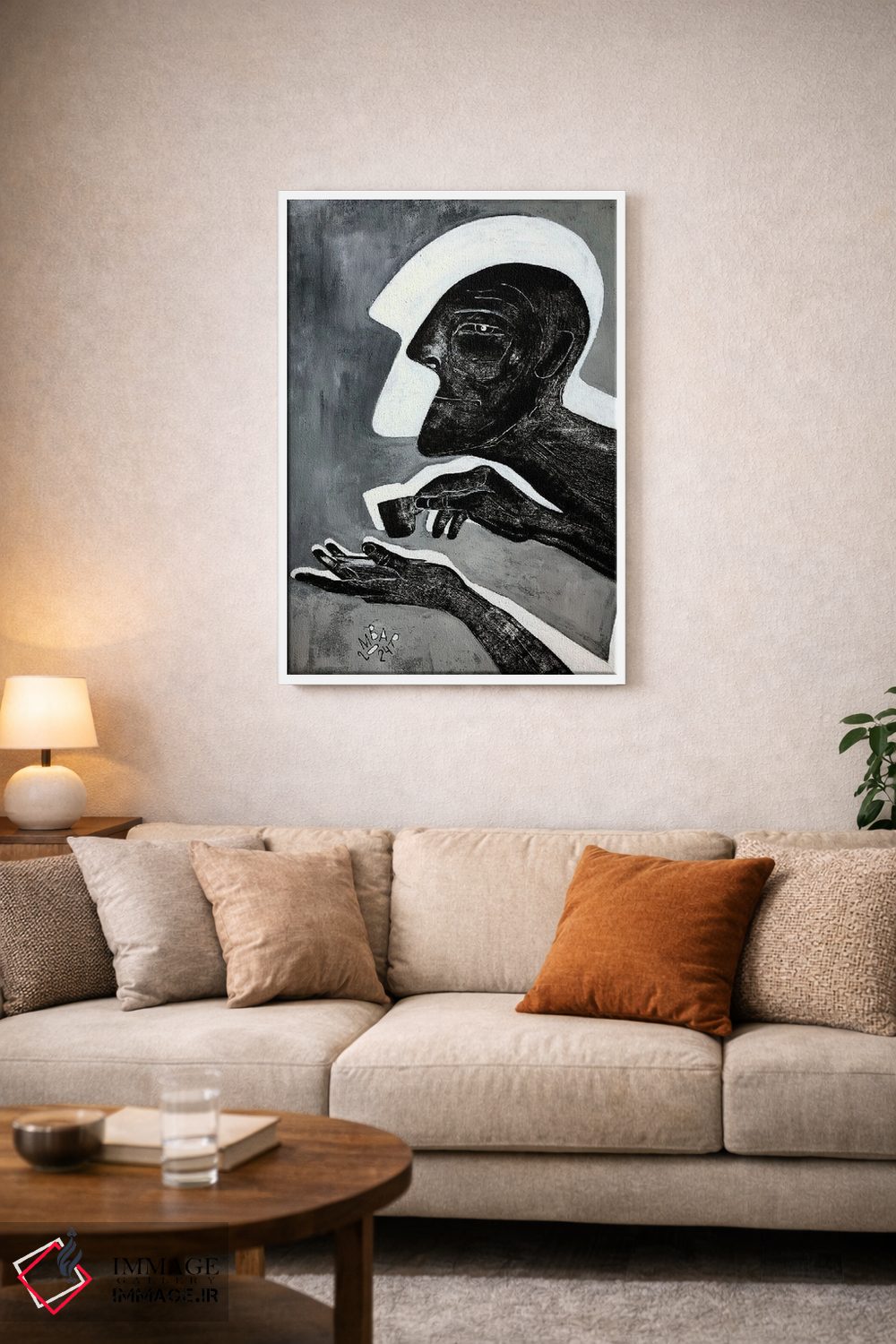 تابلو دکوراتیو قهوه سیاه اثر میخائیل بارانوفسکی - D2W