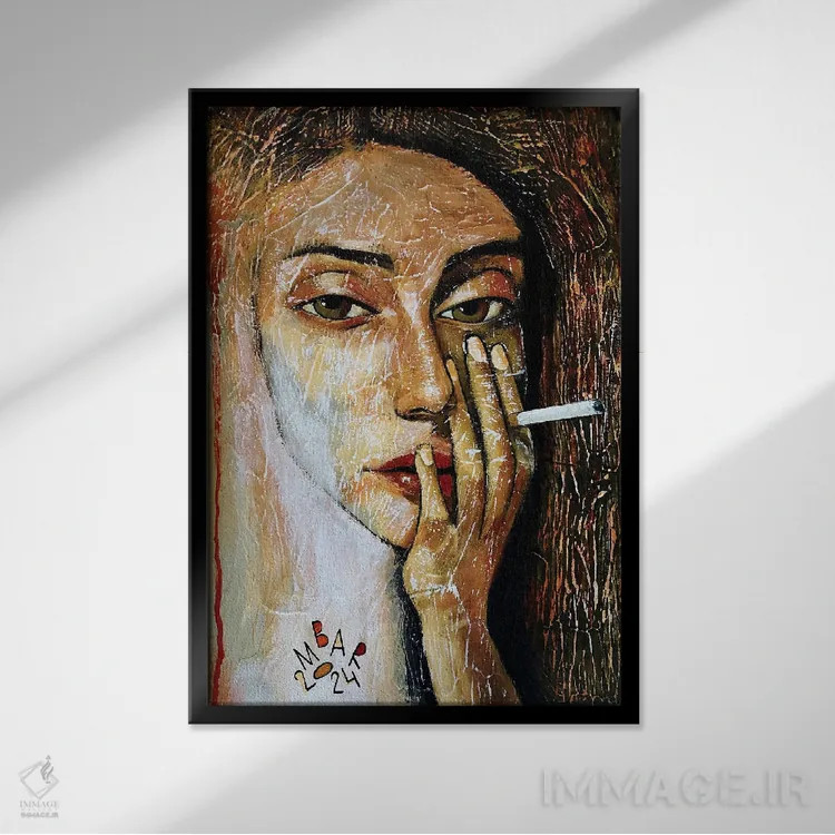 تابلو دکوراتیو خاطره اثر میخائیل بارانوفسکی - نمای قابدار مشکی