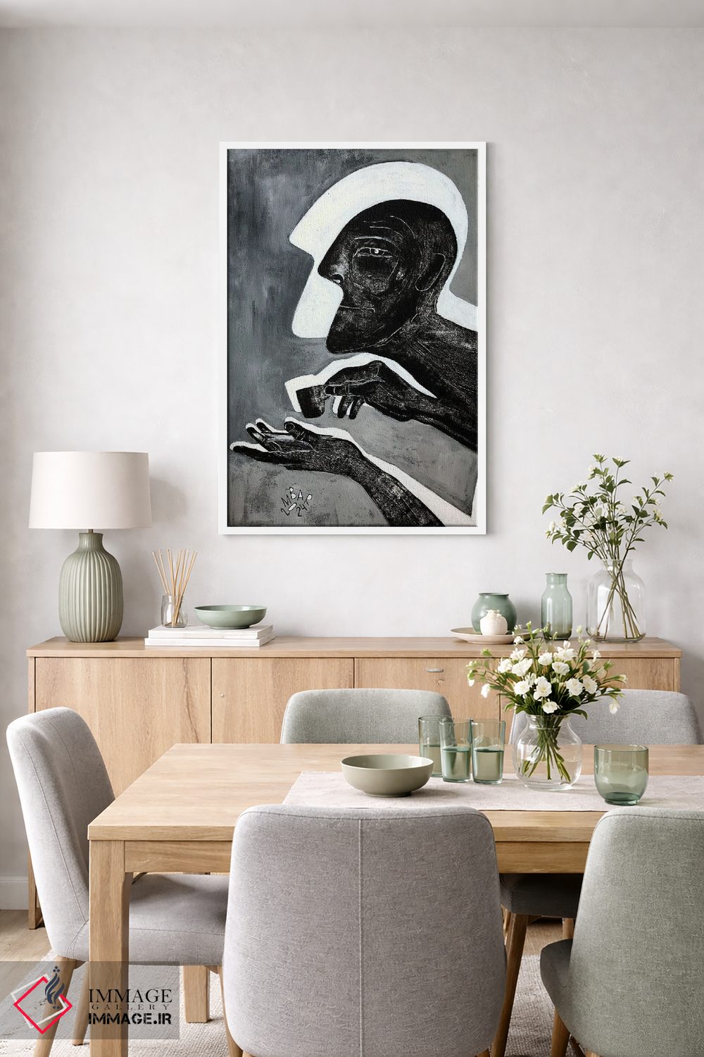 تابلو دکوراتیو قهوه سیاه اثر میخائیل بارانوفسکی - D4W