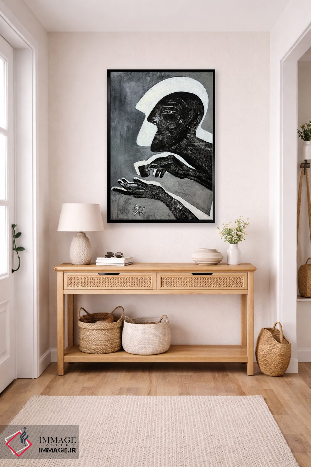 تابلو دکوراتیو قهوه سیاه اثر میخائیل بارانوفسکی - D5B