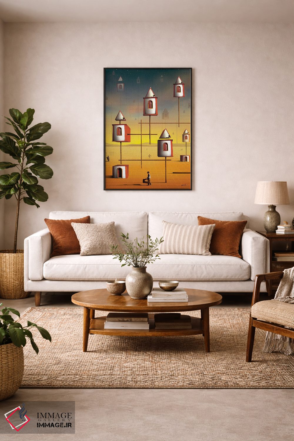 تابلو دکوراتیو جوامع اثر مارسل کارام - D3B
